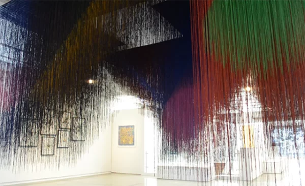 Olga de Amaral y Jim Amaral: Color Sombra y Tiempos del Nunca · Galería La Cometa · 2015