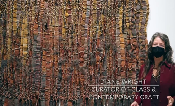 Olga de Amaral: Crags and Crags and Gold 2 · The Toledo Museum of Art · Diane Wright · 2021